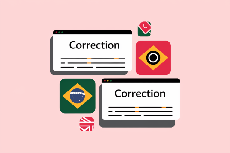 Correcao de Gramática em Português e Inglês com Tecnologia IA