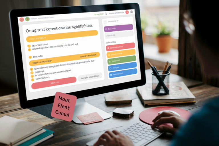 Correção Online de Textos Eficiente