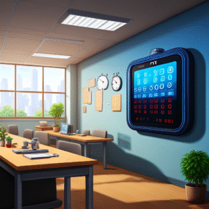 Controle Automático de Temporizador de Anel para Escolas e Escritórios