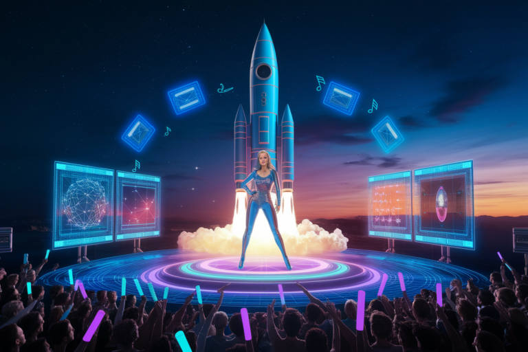 Blue Origin e Katy Perry: Parceria Espacial Agita o Mundo da Tecnologia e Entretenimento