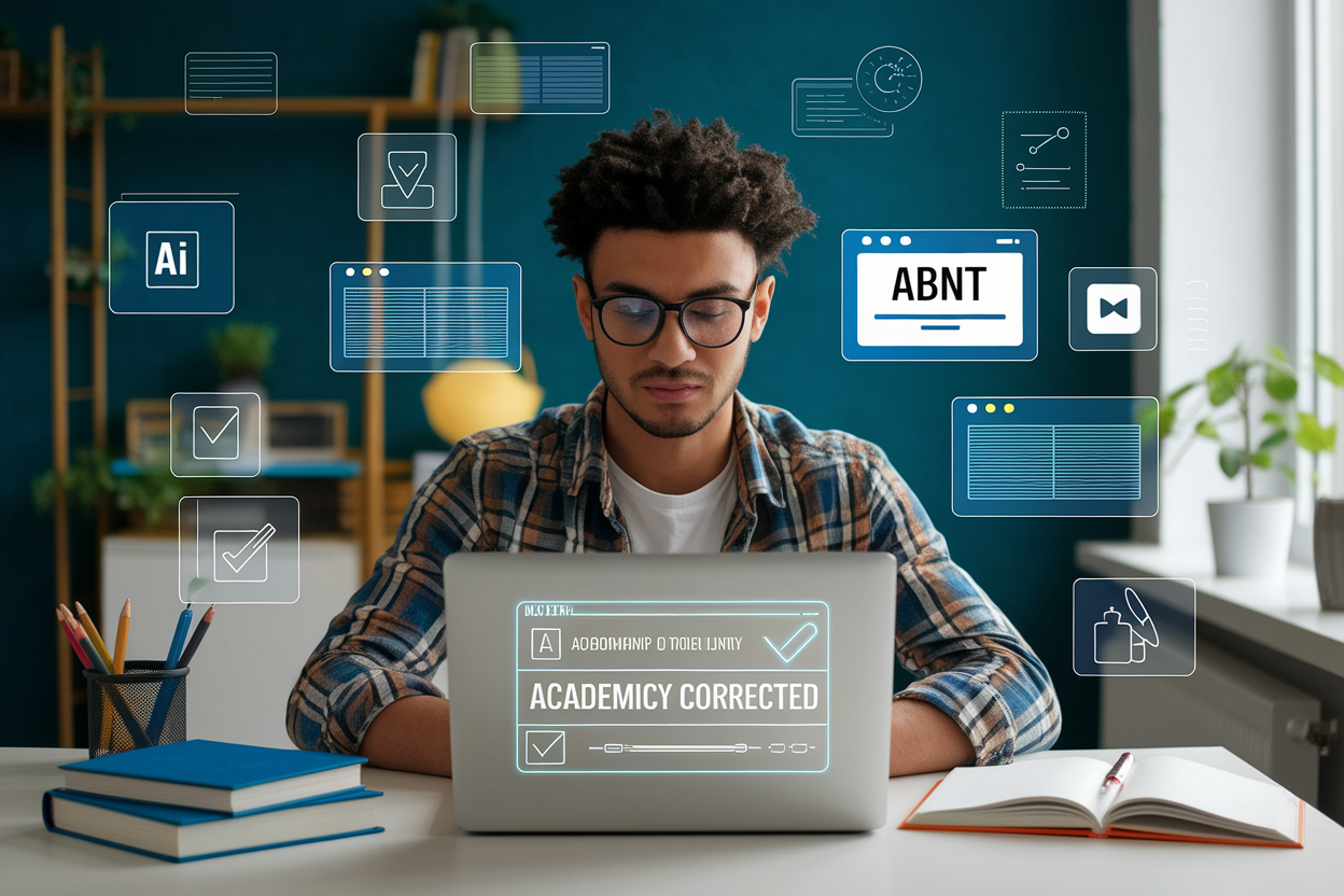 Correção de Trabalhos Acadêmicos com IA: Como Usar a Redatudo para Revisar Seu TCC e Artigos nas Normas ABNT