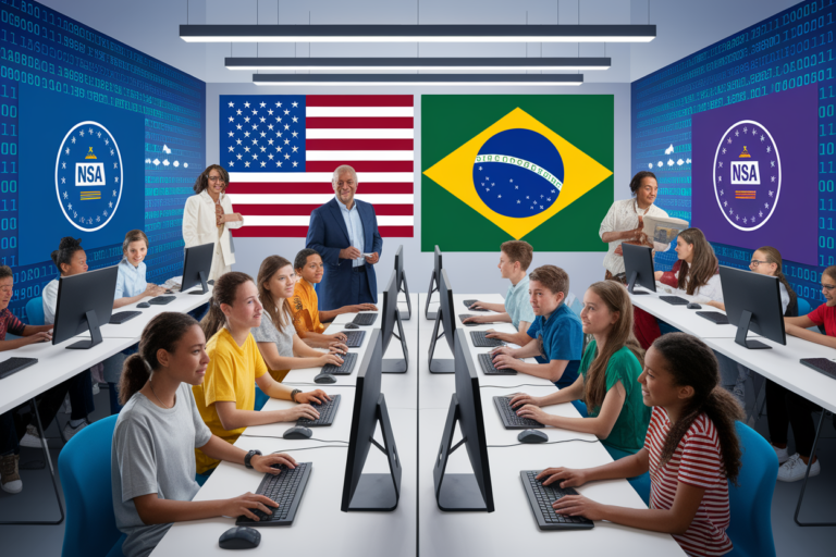 NSA financia acampamento de férias em português para jovens: formação de futuros guerreiros cibernéticos