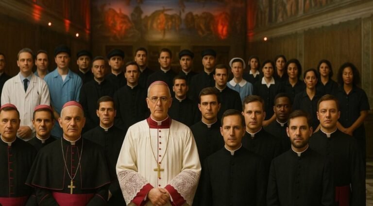 Inteligência Artificial no Conclave: Simulações de Imagens dos Não Cardeais