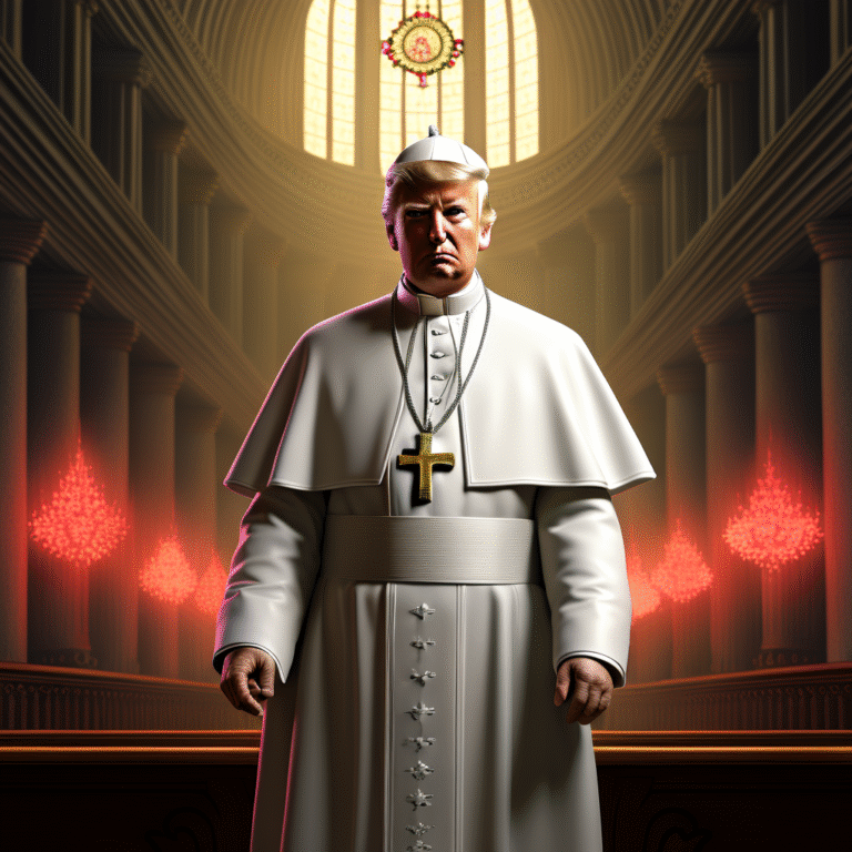 Sacrilégio ou Arte? Donald Trump veste-se de Papa e causa repercussão nas redes sociais