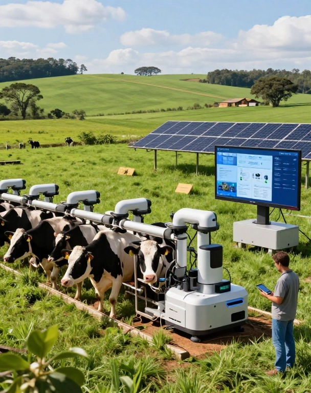 Inteligência Artificial no Leite: Como RS Lidera a Nova Cadeia