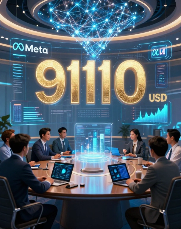 Meta IA quer US$9 trilhões em valor de mercado até 2031